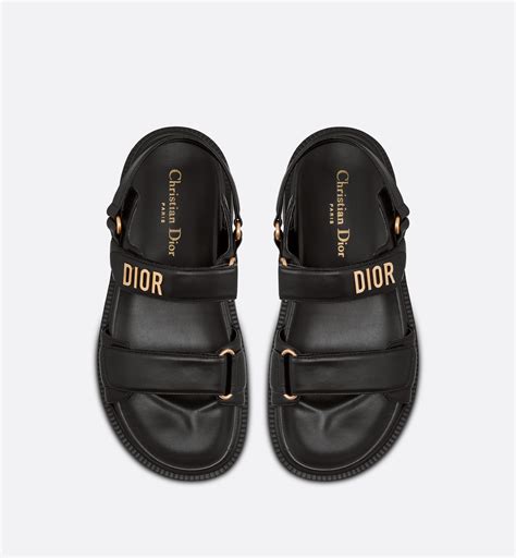 dior sandals black.